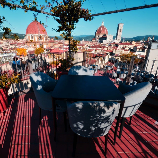 B-Roof, The Rooftop Bar Of Grand Hotel Baglioni In Florence - Within ...