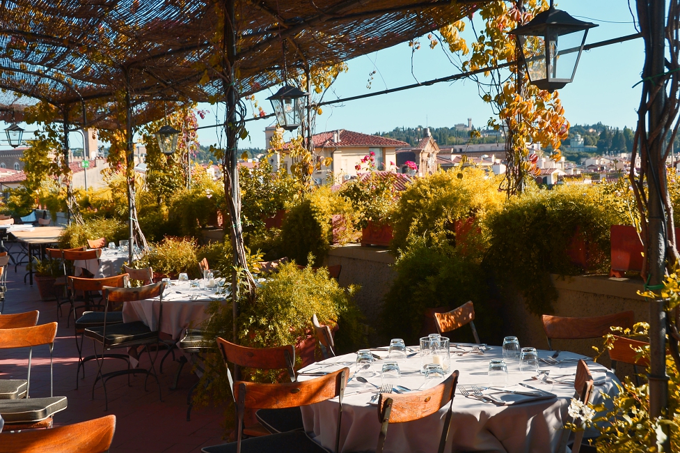 B-Roof, The Rooftop Bar At Hotel Baglioni In Florence - Piazza Dell ...